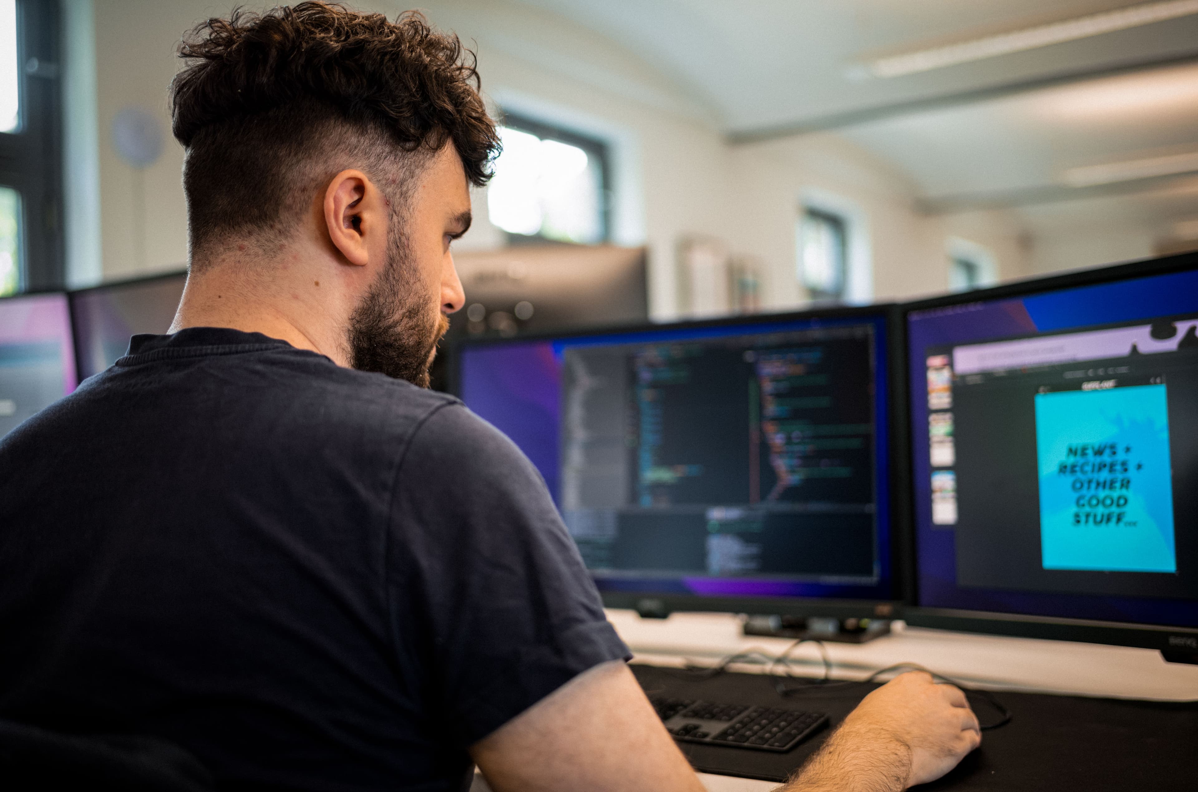 Heading Text Image block image